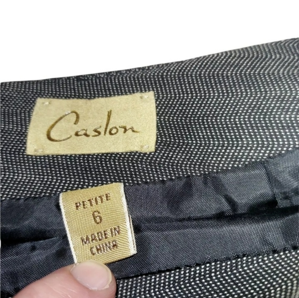 Carlson 6p Pencil Skirt Midi Gray formal Modest goth dark Macadamia mom … - Picture 3 of 3